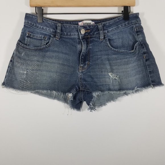 PINK Victoria's Secret Pants - PINK Victoria's Secret Cut-Off Jean Shorts Size 8